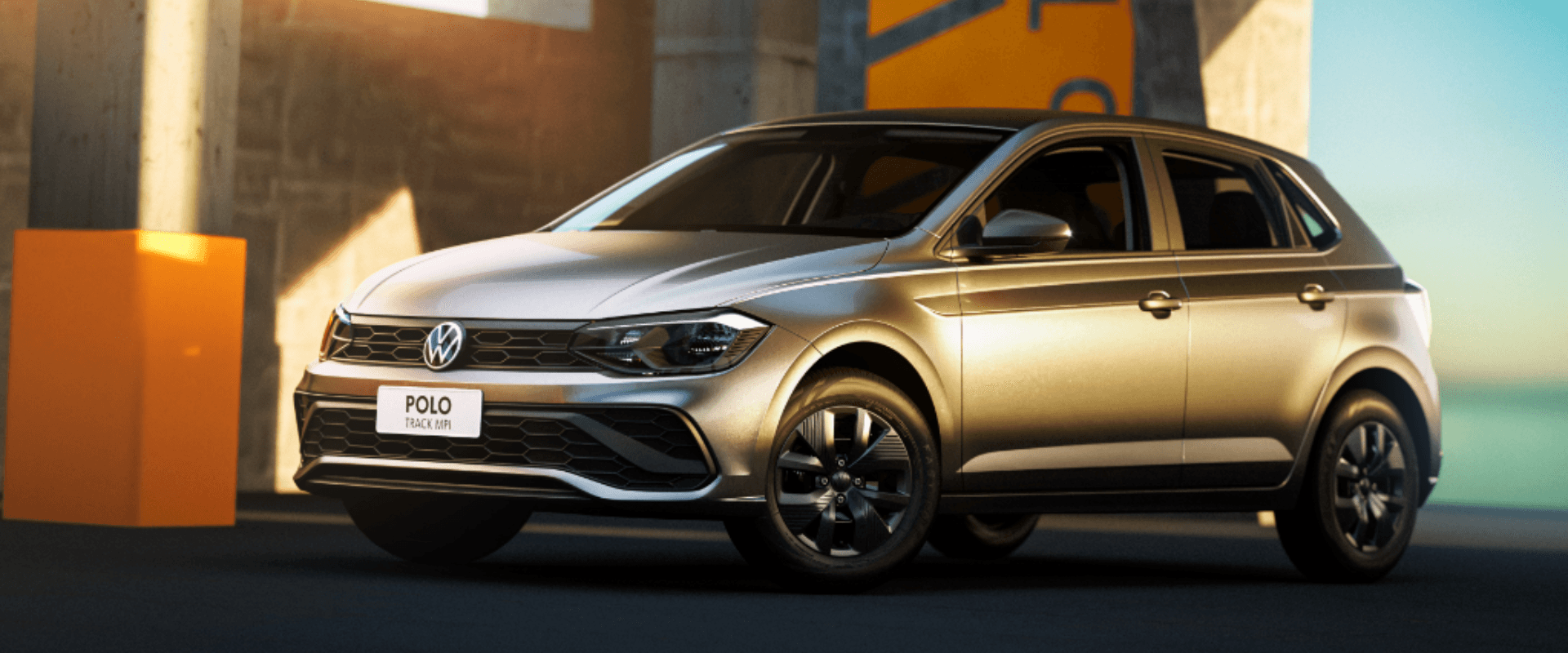 Em segundo lugar no ranking dos carros mais vendidos do Brasil nos últimos 5 anos, o Volkswagen Polo. Foto divulgação: Volkswagen.