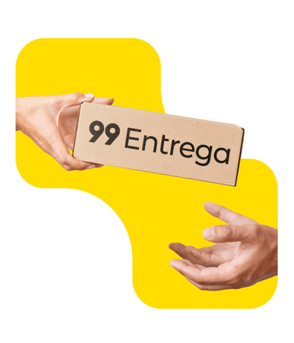 Entregador da 99 com moto