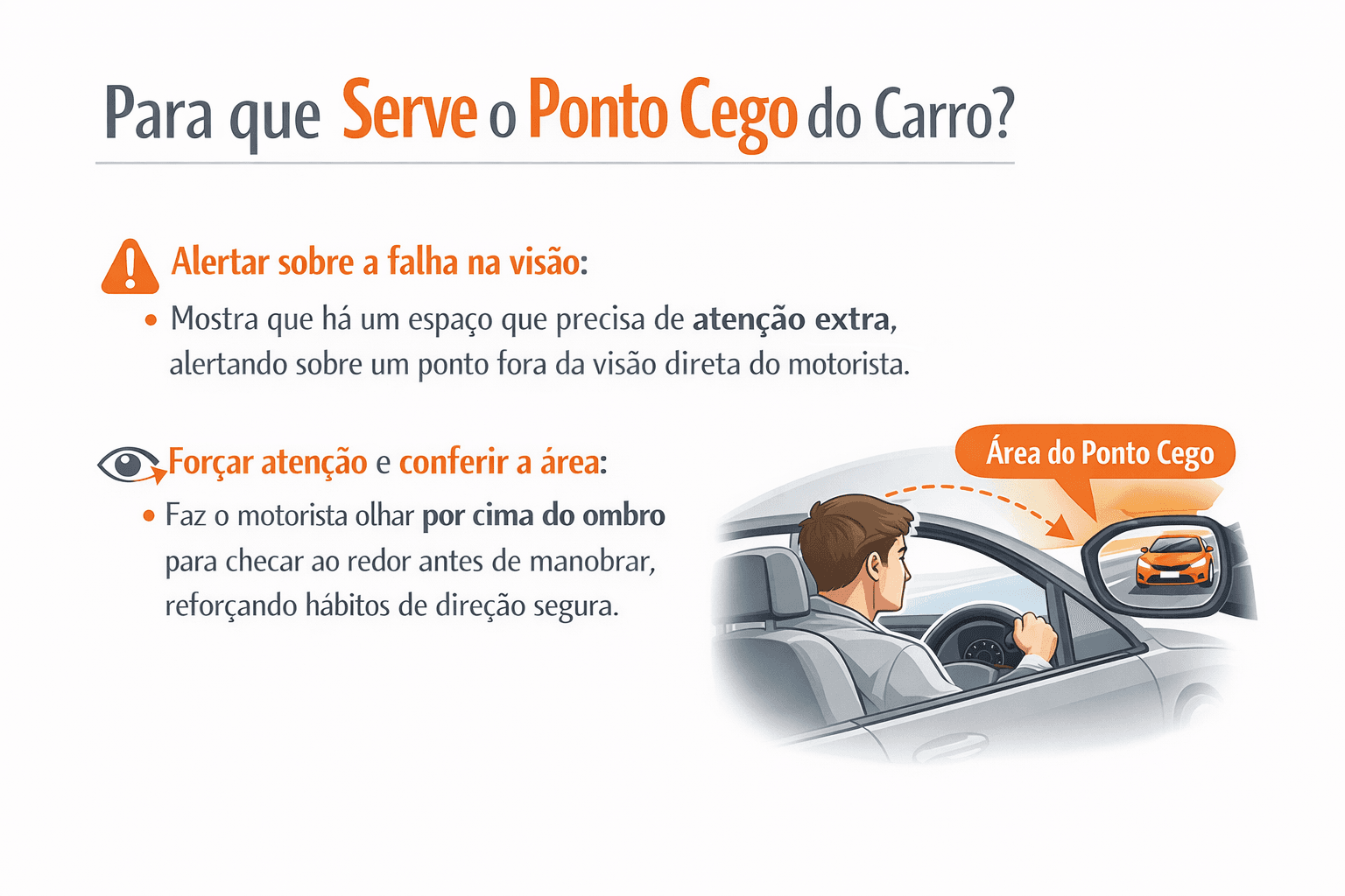 Ponto cego do carro: o que é e como dirigir com segurança