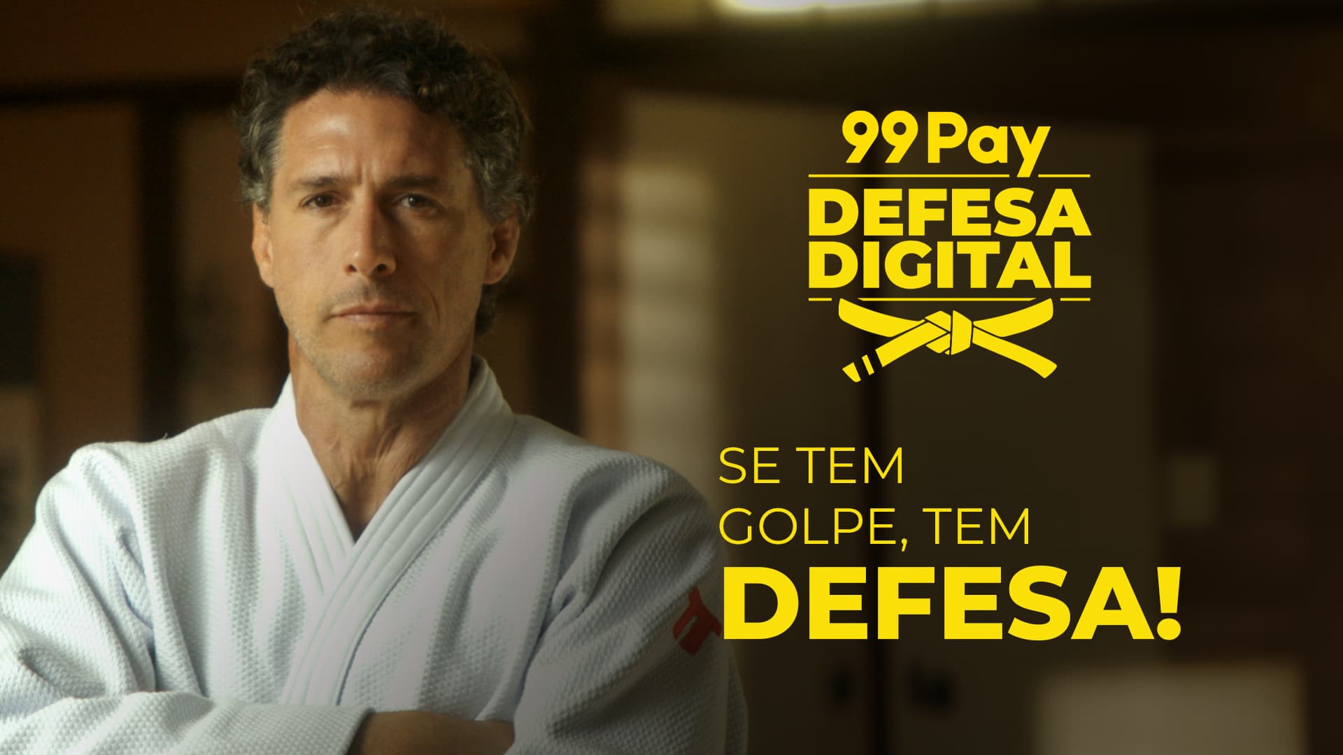Flávio Canto ex judoca olímpico estrela campanha de segurança da 99Pay